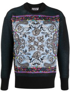 Versace Jeans Couture джемпер с узором пейсли