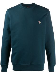 PS Paul Smith толстовка с круглым вырезом и вышивкой