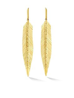 Cadar золотые серьги-подвески