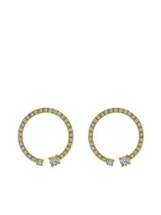 Kat Kim золотые серьги Lorraine с бриллиантами