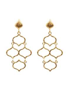Gurhan маленькие серьги Trellis Chandelier из желтого золота