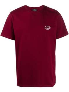 A.P.C. футболка с логотипом