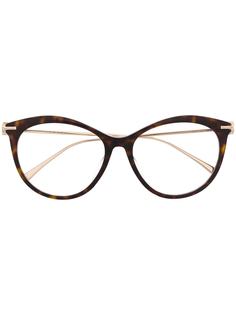 Jimmy Choo Eyewear очки в оправе кошачий глаз черепаховой расцветки
