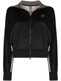adidas by Stella McCartney спортивная куртка на молнии с полосками