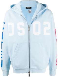 Dsquared2 худи на молнии с логотипом