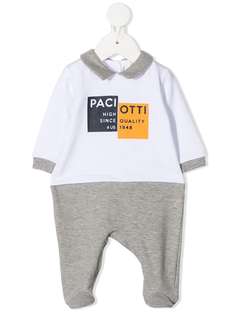 Cesare Paciotti 4Us Kids комбинезон для новорожденного с логотипом