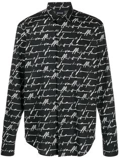 Just Cavalli рубашка узкого кроя с логотипом