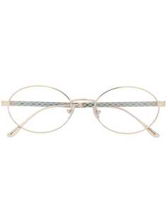 Jimmy Choo Eyewear очки в овальной оправе со стразами