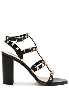 Valentino Garavani SANDÁLIA ROCKSTUD EM COURO