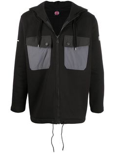 White Mountaineering куртка с контрастным карманами