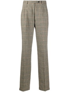 Massimo Alba брюки в ломаную клетку с завышенной талией