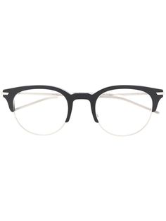 Dior Eyewear очки в круглой оправе с гравировкой логотипа