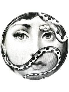 Fornasetti декоративная тарелка T&V