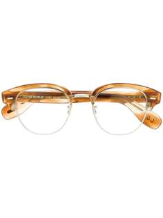 Oliver Peoples очки в оправе черепаховой расцветки