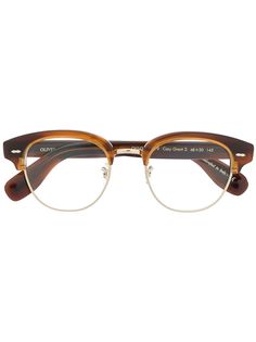 Oliver Peoples очки в оправе черепаховой расцветки