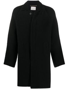 Laneus фактурное однобортное пальто
