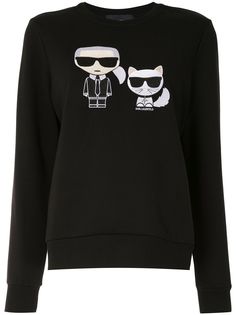 Karl Lagerfeld толстовка Ikonik Karl&Choupette