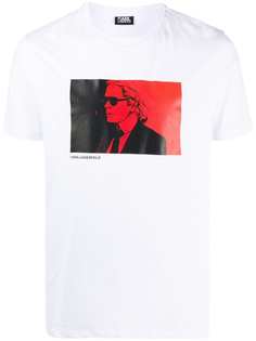 Karl Lagerfeld футболка с принтом