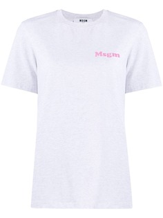 MSGM футболка с логотипом