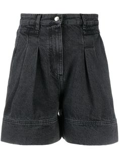 IRO джинсовые шорты со складками