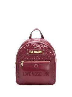 Love Moschino стеганый рюкзак с логотипом