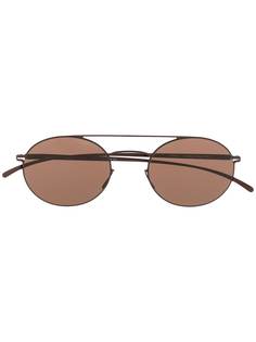 MYKITA+MAISON MARGIELA солнцезащитные очки в круглой оправе с затемненными линзами