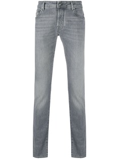 Jacob Cohen джинсы кроя слим с эффектом потертости