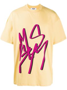 MSGM футболка с логотипом