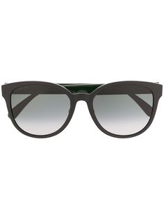 Gucci Eyewear солнцезащитные очки с отделкой Web
