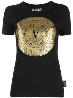 Versace Jeans Couture футболка с нашивкой-логотипом