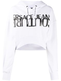 Versace Jeans Couture худи с кулиской и логотипом