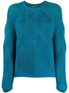 Alberta Ferretti джемпер в рубчик