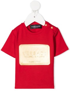 Young Versace футболка с круглым вырезом и логотипом