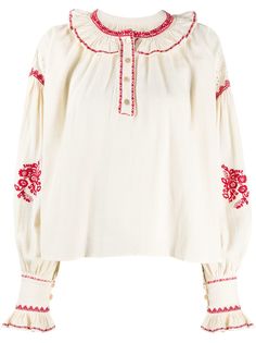 Isabel Marant Étoile блузка Raquela с вышивкой
