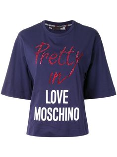 Love Moschino футболка с логотипом