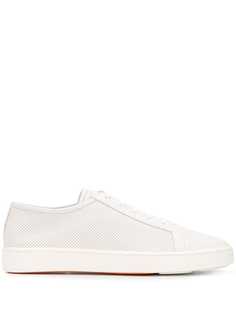 Santoni кеды на шнуровке
