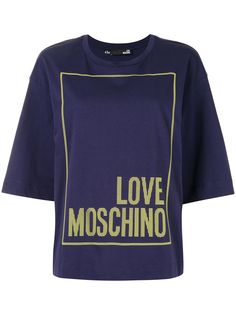Love Moschino футболка с логотипом