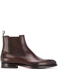 Santoni ботинки с эластичными вставками