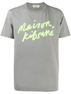 Maison Kitsuné футболка с логотипом