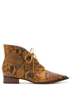 Nk leather pointed boots НК