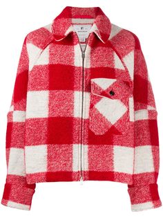 Woolrich клетчатая куртка