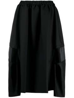 Comme Des Garçons Comme Des Garçons юбка с оборками и драпировкой