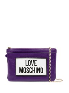 Love Moschino клатч с логотипом