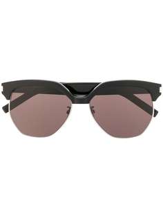 Saint Laurent Eyewear солнцезащитные очки SL 408 в массивной оправе