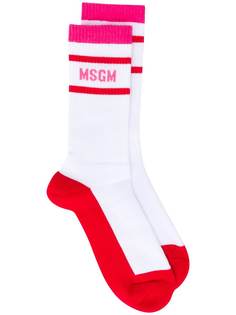 MSGM носки с логотипом