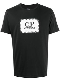 C.P. Company футболка с нашивкой-логотипом и короткими рукавами