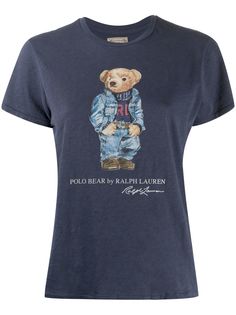 Polo Ralph Lauren футболка с принтом Polo Bear