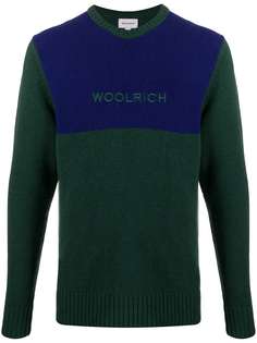 Woolrich джемпер в стиле колор-блок