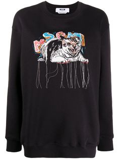MSGM толстовка с принтом