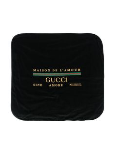 Gucci Kids одеяло Maison De LAmour Web с логотипом